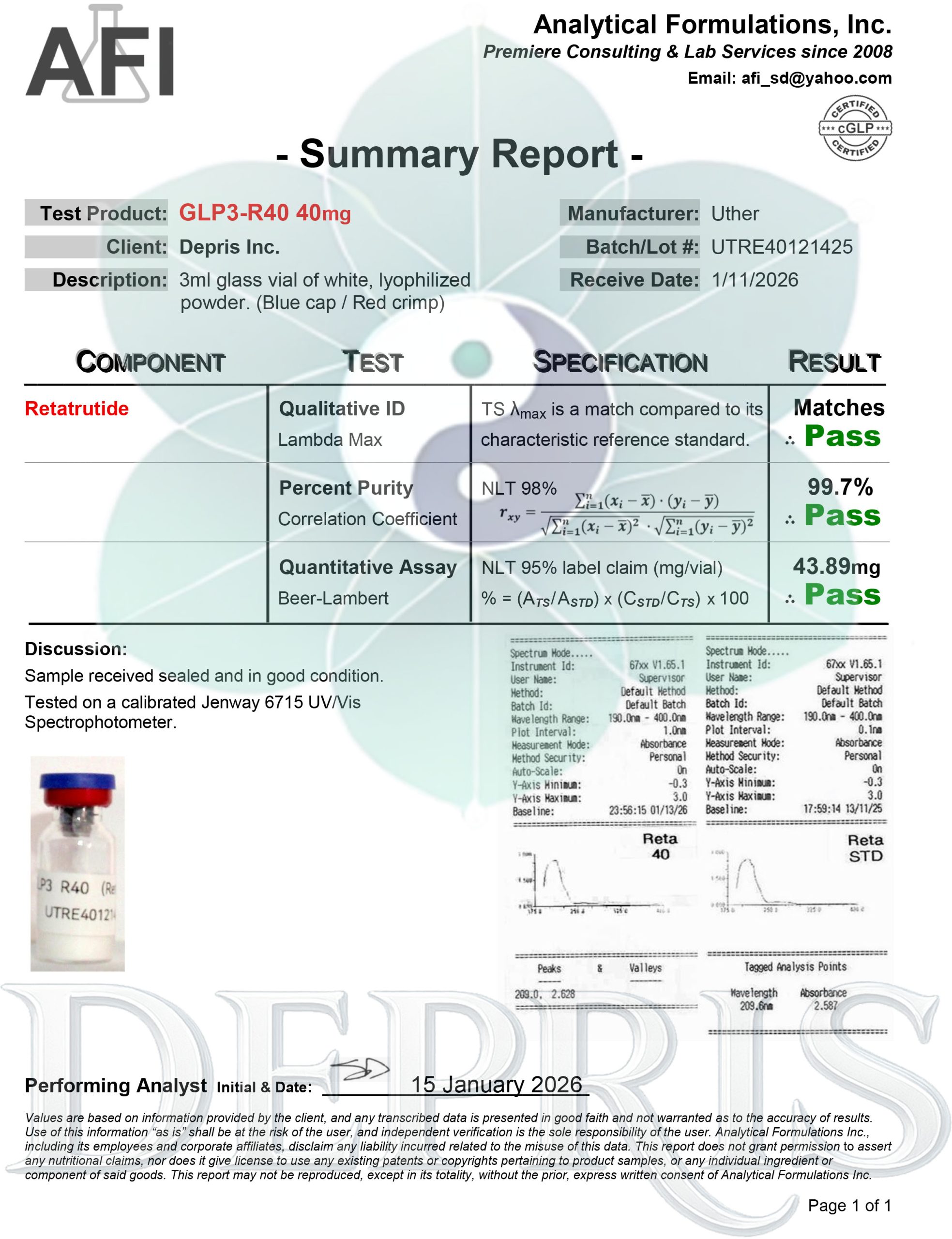 GLP-3-R - R40mg - Image 2
